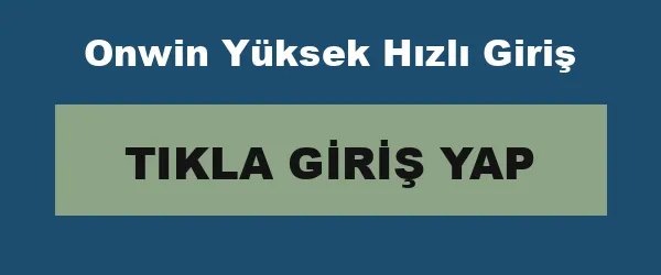 Onwin Yüksek Hızlı Giriş infografik